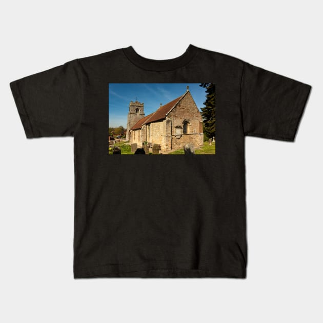 Beaudesert St Nicholas  church Kids T-Shirt by jasminewang